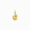 Shop Anhänger Apfel gold Damen Anhänger|18K Vergoldung - 925 Silber