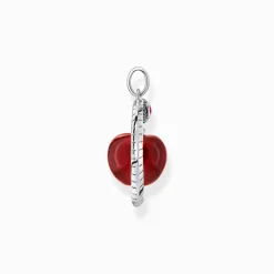 Shop Anhänger Apfel mit Schlange silber Damen Anhänger
