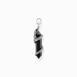 Clearance Anhänger geschwärzt Onyx mit Schlange Damen Anhänger|Anhänger