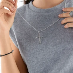 Cheap Anhänger Kreuz silber Damen Anhänger|Anhänger