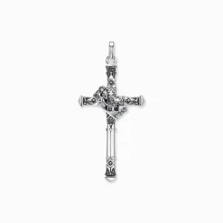 New Anhänger Kreuz und Krone Damen Anhänger|Anhänger