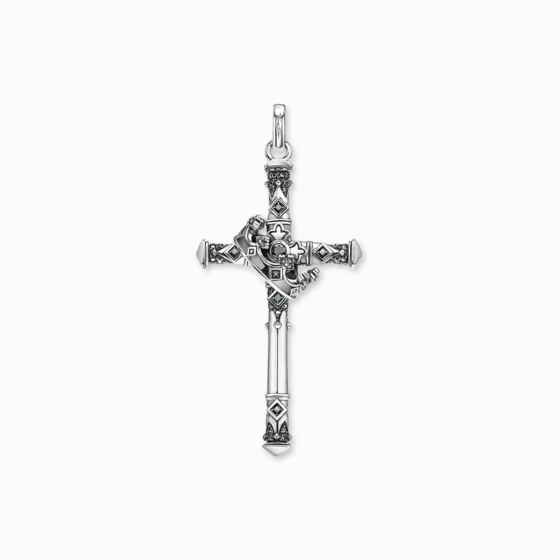 New Anhänger Kreuz und Krone Damen Anhänger|Anhänger