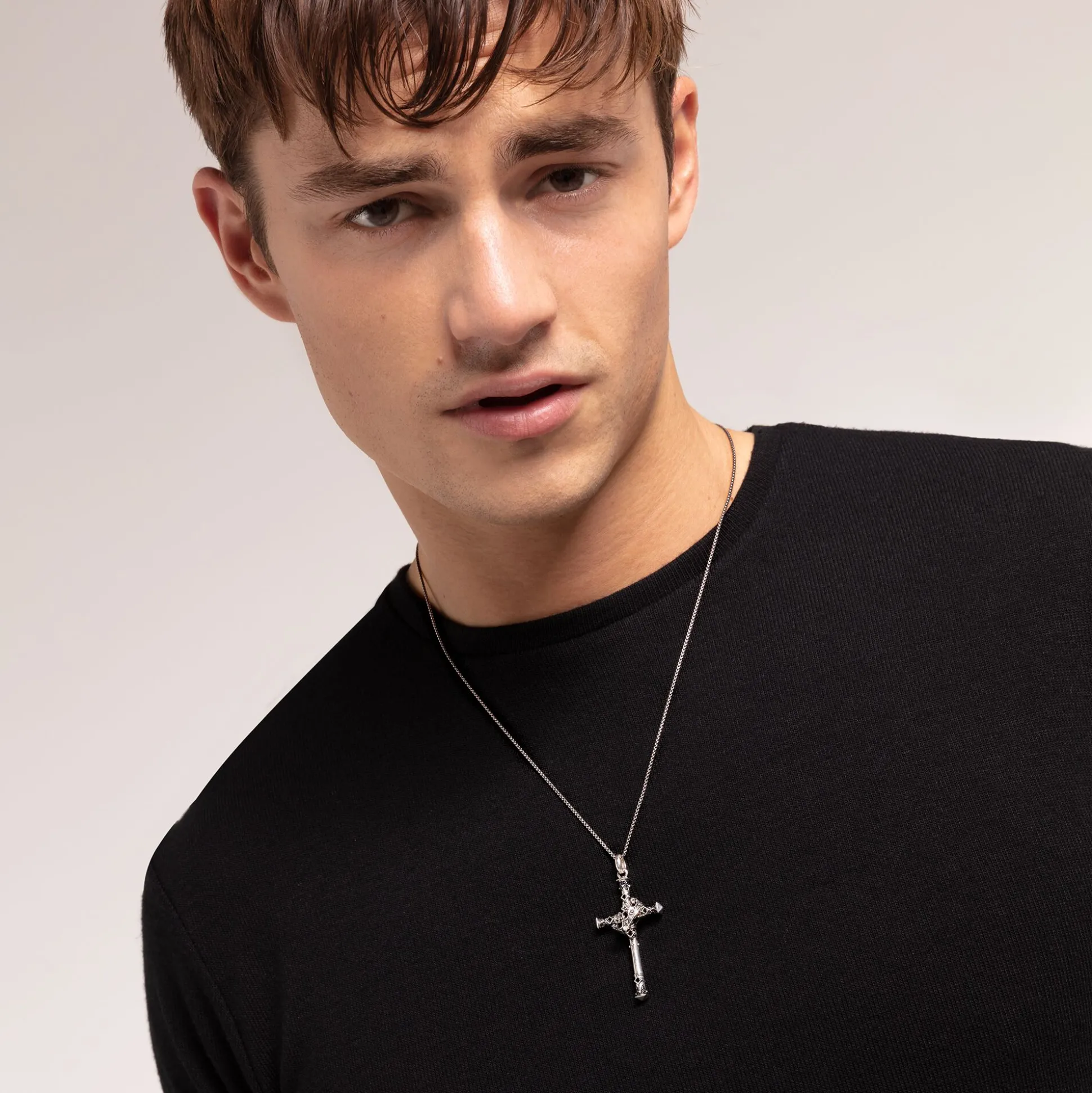 New Anhänger Kreuz und Krone Damen Anhänger|Anhänger