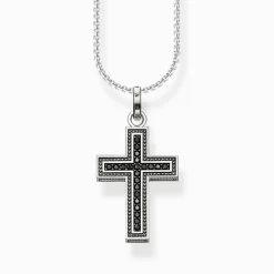 Cheap Anhänger schwarzes Kreuz Pavé Damen Anhänger|Anhänger
