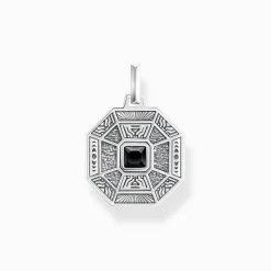 Online Anhänger Talisman mit schwarzem Onyx Silber Damen Anhänger|Anhänger