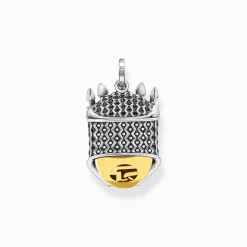 Hot Anhänger Totenkopf Ritter Damen Anhänger|18K Vergoldung - 925 Silber
