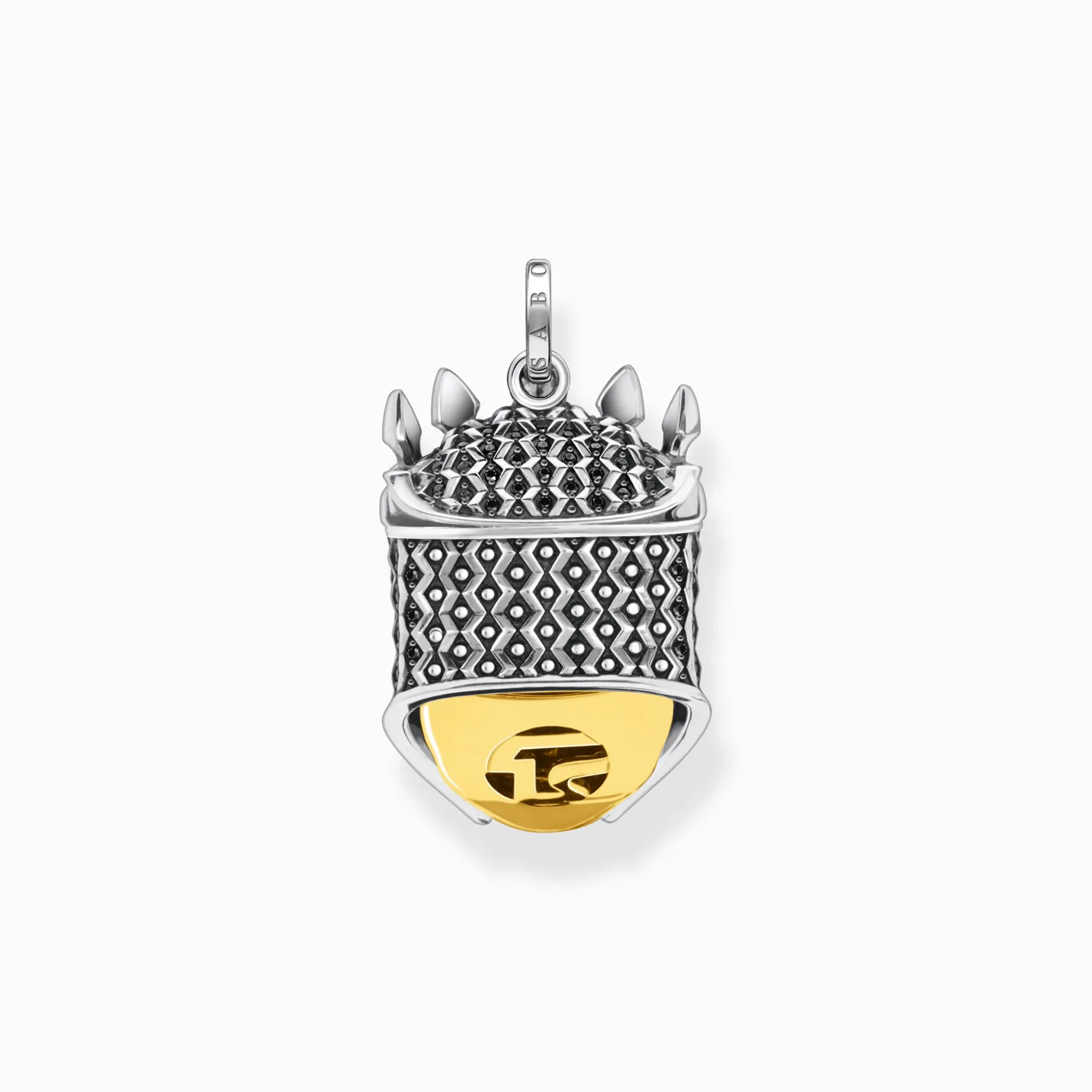 Hot Anhänger Totenkopf Ritter Damen Anhänger|18K Vergoldung - 925 Silber