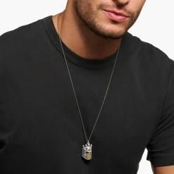 Hot Anhänger Totenkopf Ritter Damen Anhänger|18K Vergoldung - 925 Silber