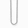 New Ankerkette Silber geschwärzt Stärke 2,5mm Damen Halsketten|Halsketten