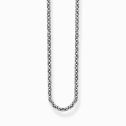 New Ankerkette Silber geschwärzt Stärke 2,5mm Damen Halsketten|Halsketten