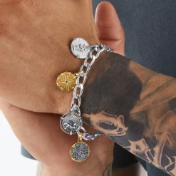 Discount Armband Elements of Nature gold-silber Damen Armbänder|Armbänder