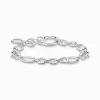 Fashion Armband Glieder silber Damen Armbänder