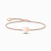 Flash Sale Armband Herz roségold Damen Armbänder|18K Rosé-Vergoldung - 925 Silber