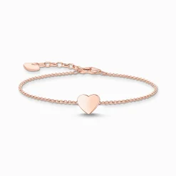 Flash Sale Armband Herz roségold Damen Armbänder|18K Rosé-Vergoldung - 925 Silber
