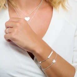 Outlet Armband Herz silber Damen Armbänder|925 Silber