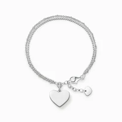 Cheap Armband Herz silber Damen Armbänder