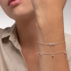 Clearance Armband Infinity silber Damen Armbänder