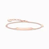 Fashion Armband klassisch mit Herz und Infinity roségold Damen Armbänder|18K Rosé-Vergoldung - 925 Silber