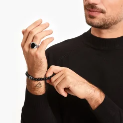 Cheap Armband Kreuz schwarz Damen Armbänder|Armbänder