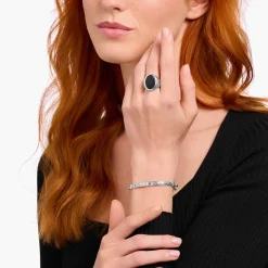 Sale Armband mit Fellmuster Silber geschwärzt Damen Armbänder|925 Silber