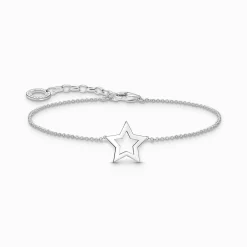 Store Armband mit Stern-Anhänger Silber Damen Armbänder