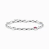 Discount Armband mit symbolischen Mond, Auge, Herz und Sonne Silber geschwärzt Damen Armbänder