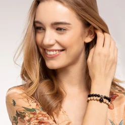 Cheap Armband Ornament schwarz Damen Armbänder|Armbänder