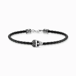 Clearance Armband Totenkopf silber Damen Armbänder|Armbänder