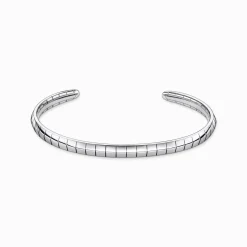 Hot Armreif Schlangenhaut silber Damen Armreife