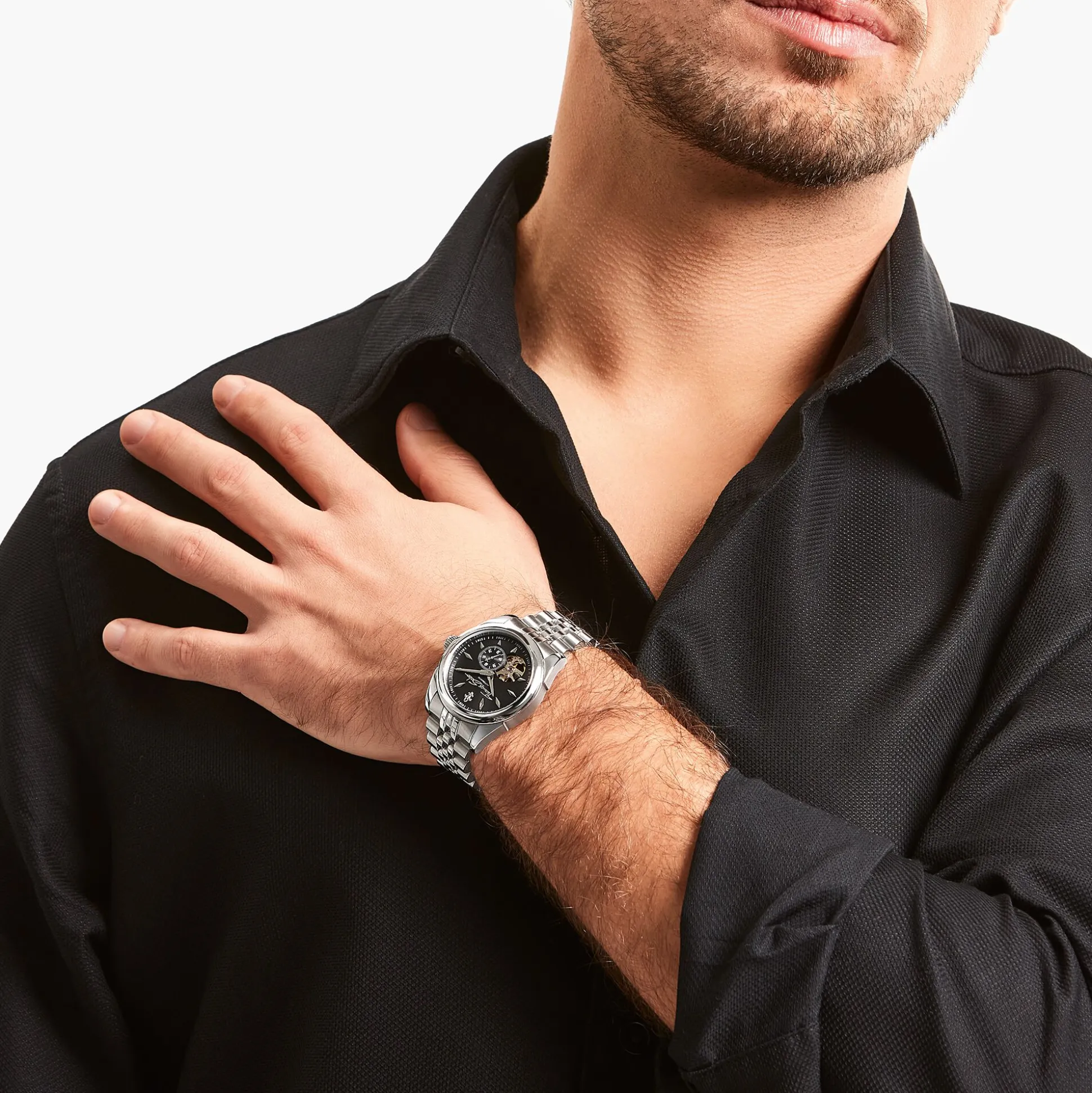 Flash Sale Automatikuhr mit 36 mm und Lilienemblem silberfarben Damen Uhren|Damenuhren