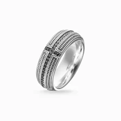 Sale Bandring Kreuz Pavé Damen Ringe|Ringe