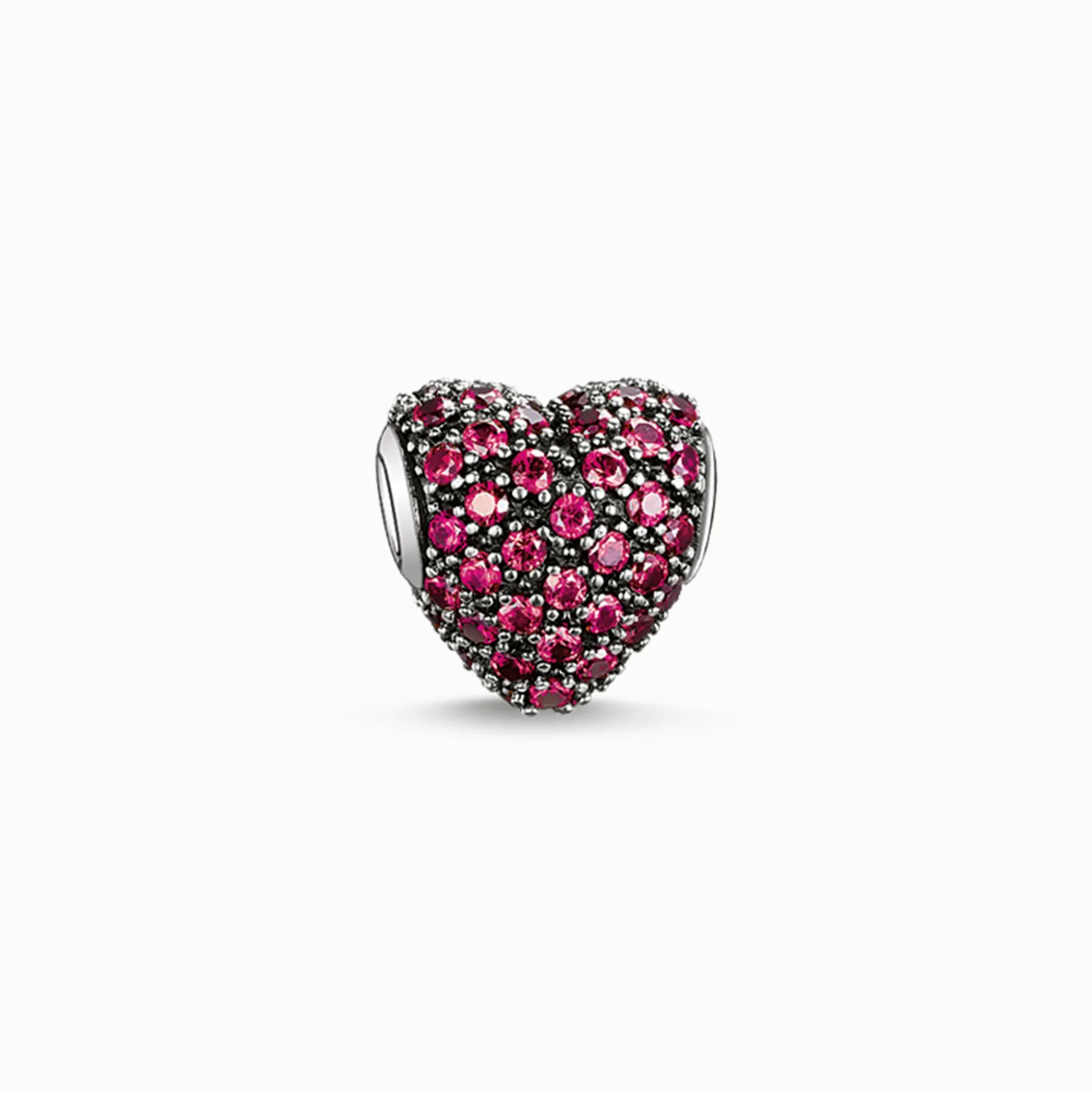 Online Bead rotes Herz Pavé Damen Beads