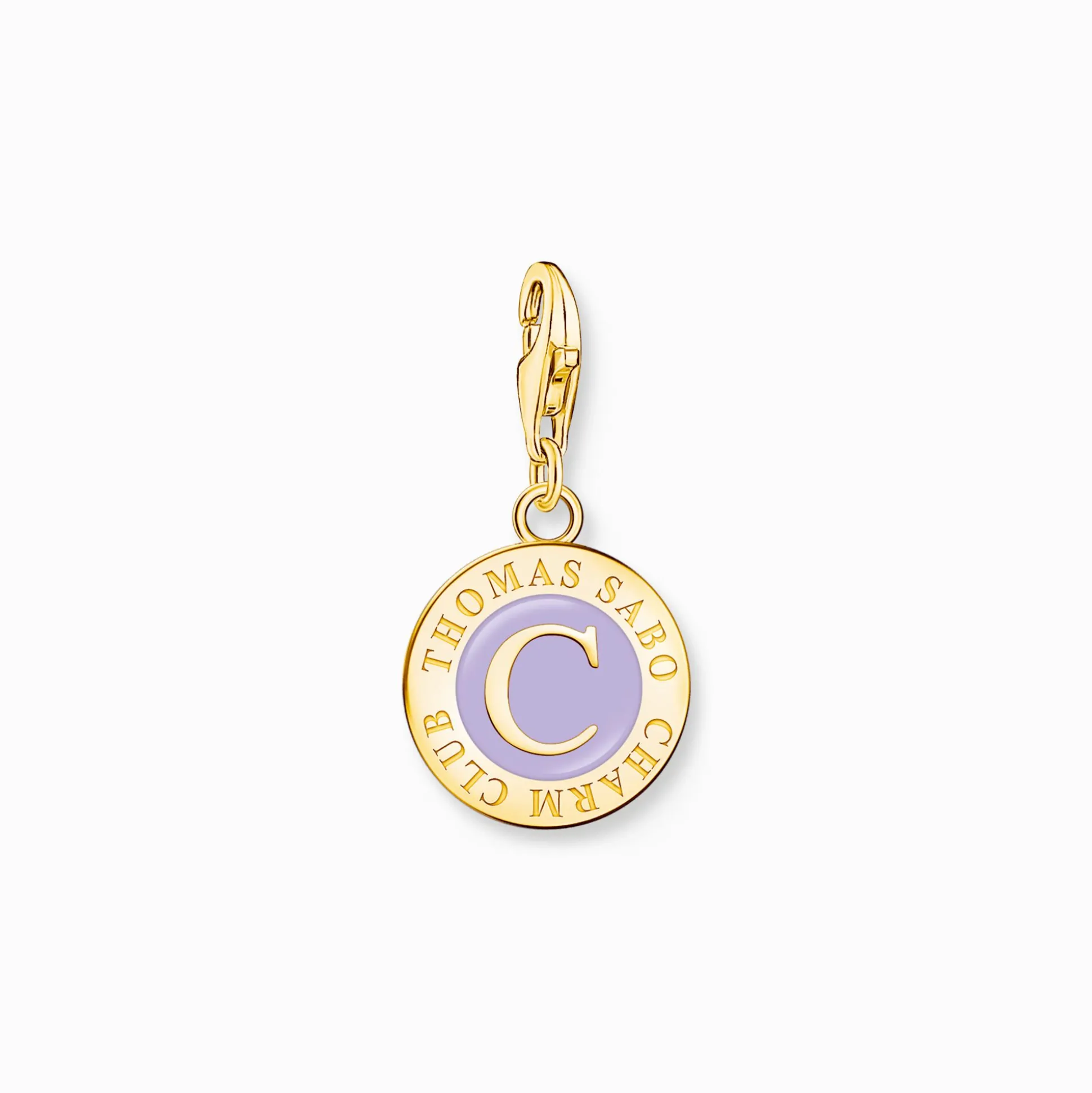 Flash Sale Charm mit violetter Kaltemaille und Coin vergoldet Damen Charms|Charms