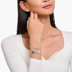 Online Charm-Anhänger Baskenmütze und Breton-Shirt Silber Damen Charms|Charms
