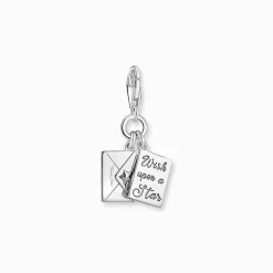 Cheap Charm-Anhänger Brief mit Umschlag Silber Damen Charms|Charms