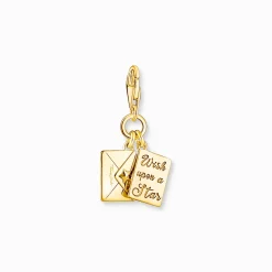 Store Charm-Anhänger Brief mit Umschlag vergoldet Damen Charms|Charms