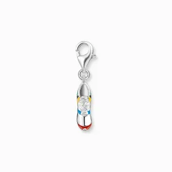Best Charm-Anhänger bunter Sportschuh Silber Damen Charms|Charms