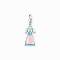 Cheap Charm-Anhänger buntes Dirndl Silber Damen Charms|Charms
