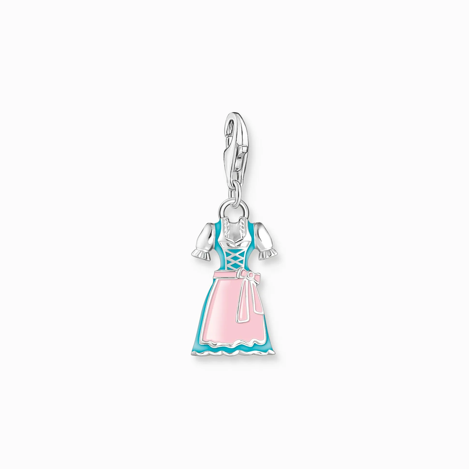 Cheap Charm-Anhänger buntes Dirndl Silber Damen Charms|Charms