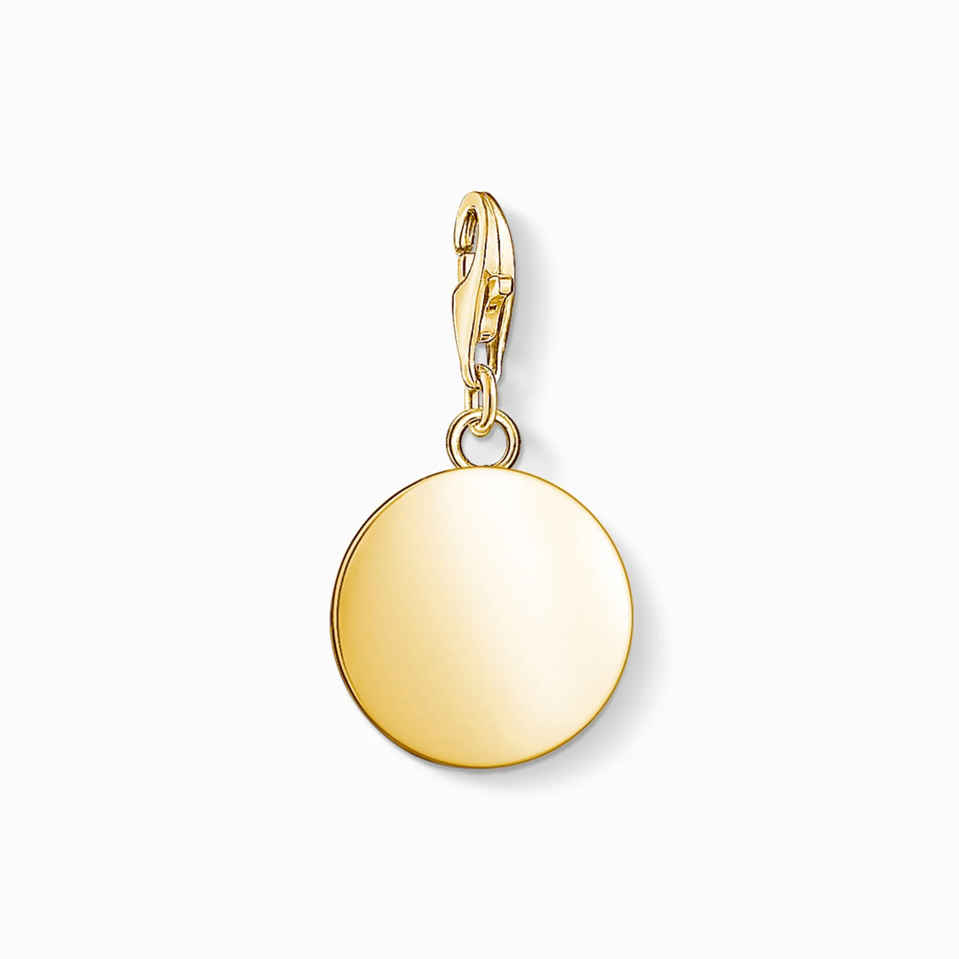 Hot Charm-Anhänger Coin Damen 18K Vergoldung - 925 Silber