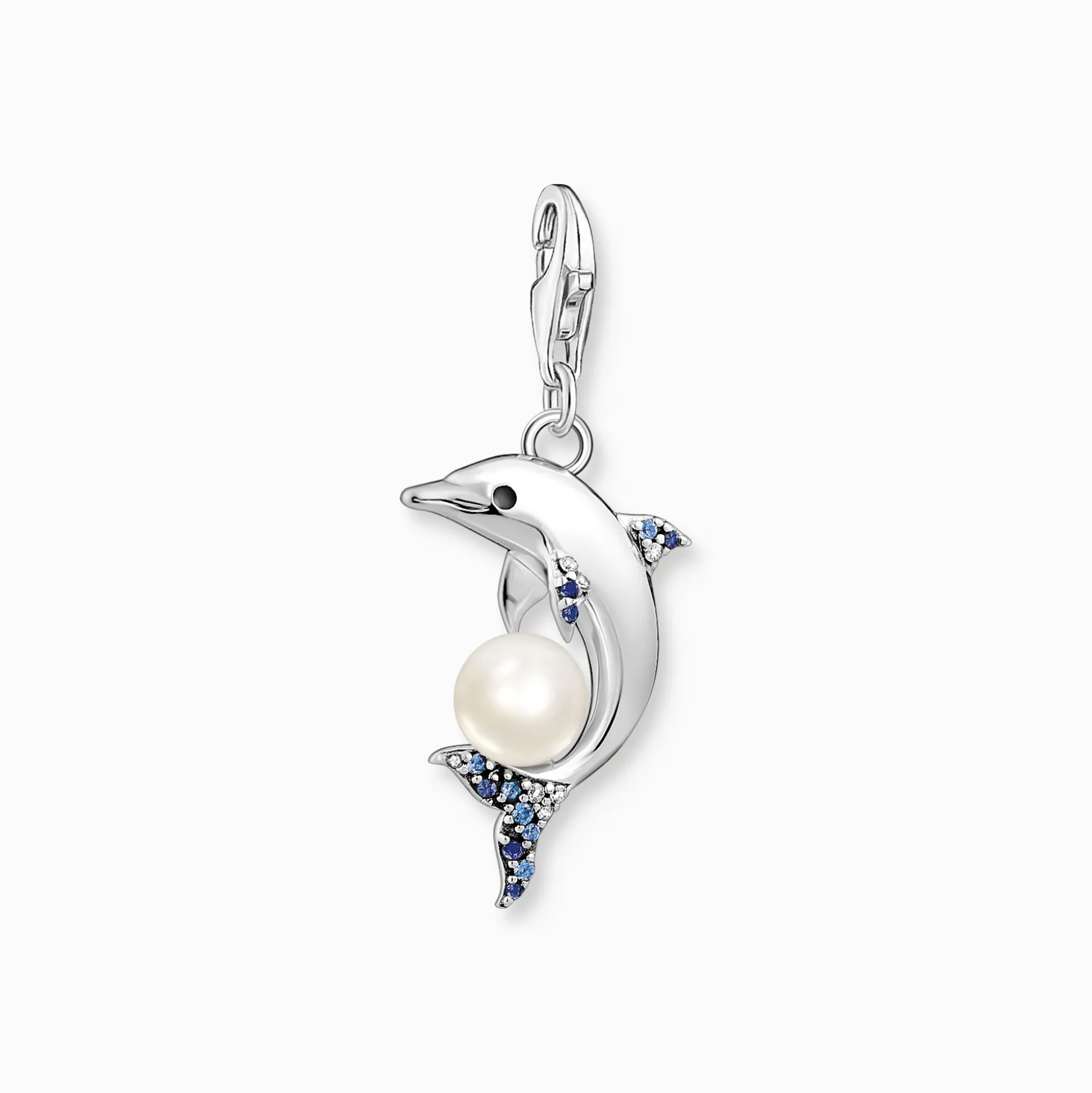 Online Charm-Anhänger Delfin mit Perle silber Damen Charms|Charms