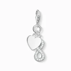 Best Sale Charm-Anhänger Herz mit Infinity Damen Charms|Charms