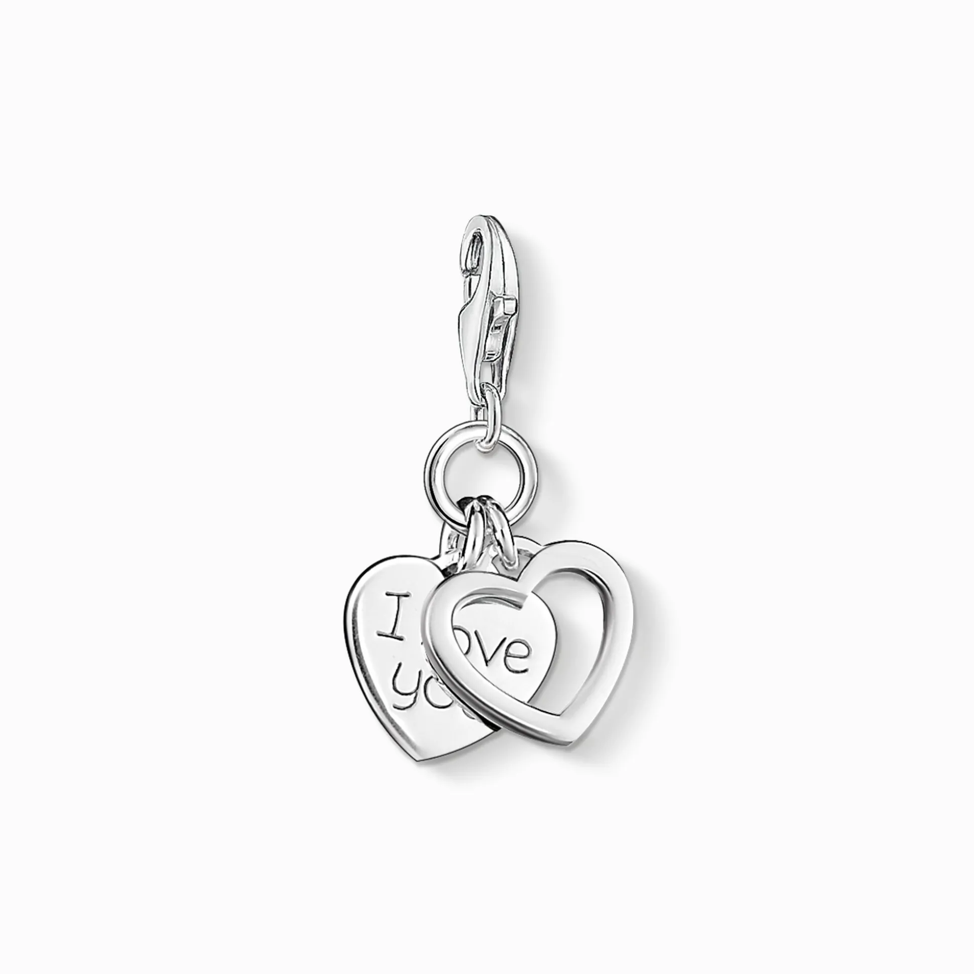 Clearance Charm-Anhänger Herzen I LOVE YOU Damen Charms|Charms