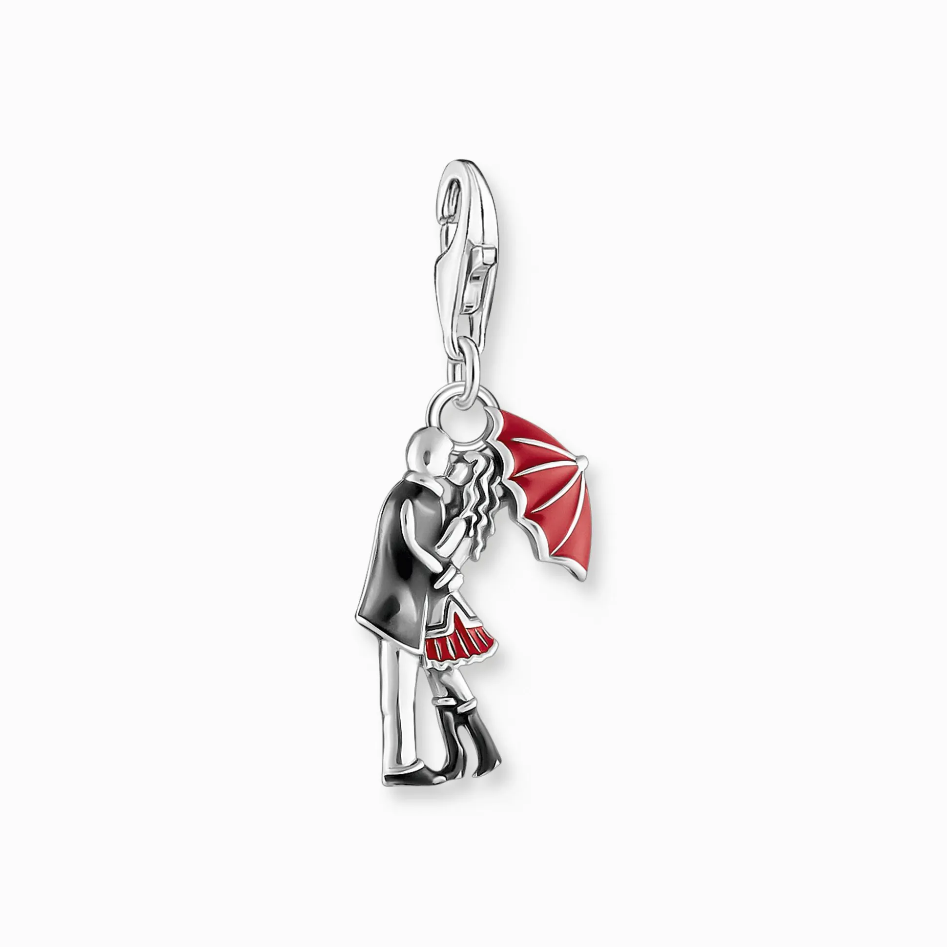 Outlet Charm-Anhänger küssendes Paar Silber Damen Charms|Charms