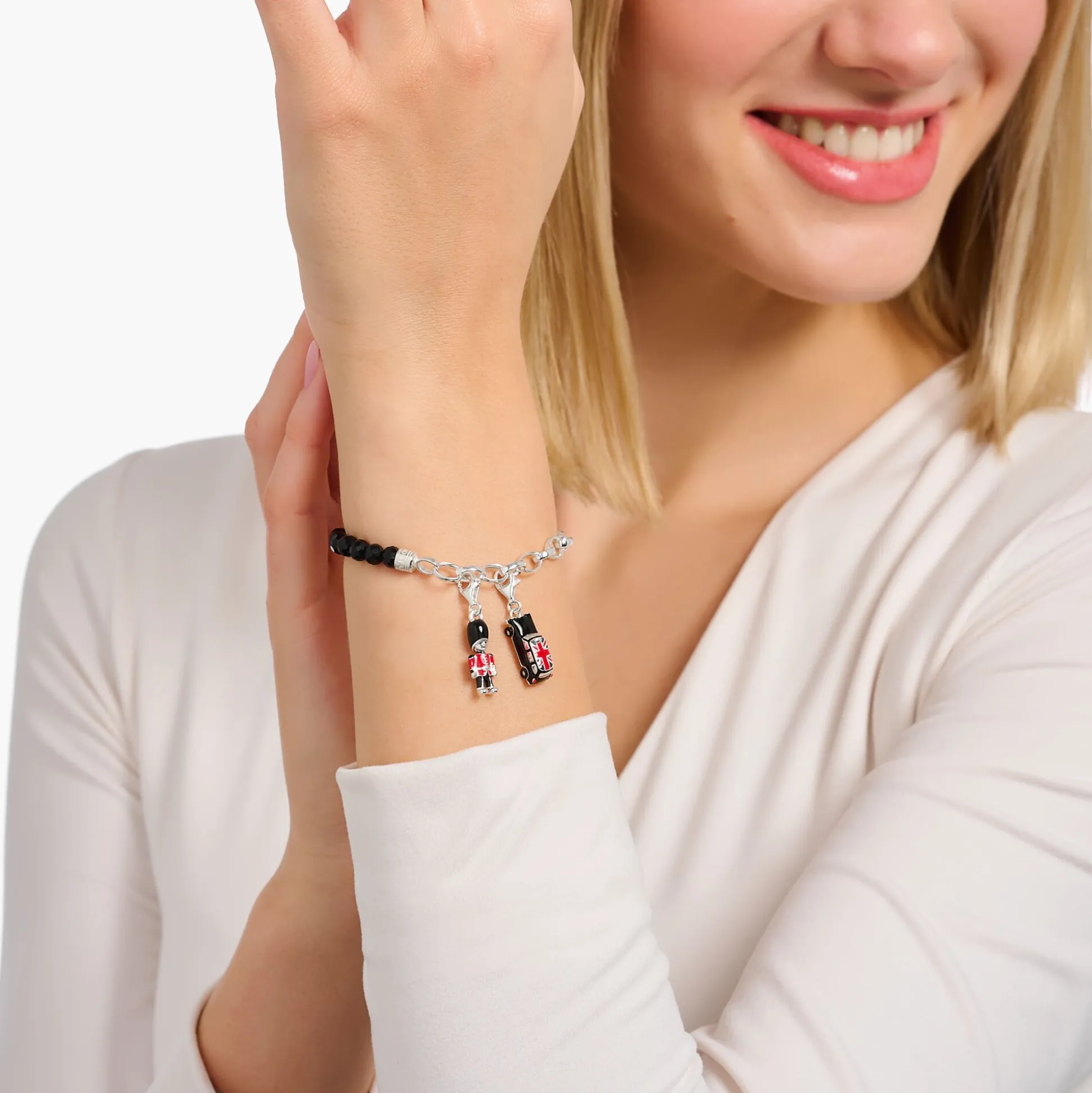 Sale Charm-Anhänger LONDON Königliche Wache Silber Damen Charms|Charms