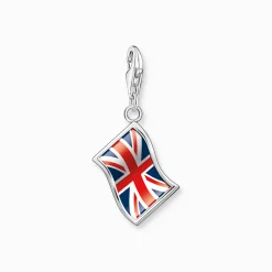 Sale Charm-Anhänger LONDON UK-Flagge Silber Damen Charms|Charms
