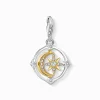 Cheap Charm-Anhänger Mond und Stern beweglich Damen Charms|Charms