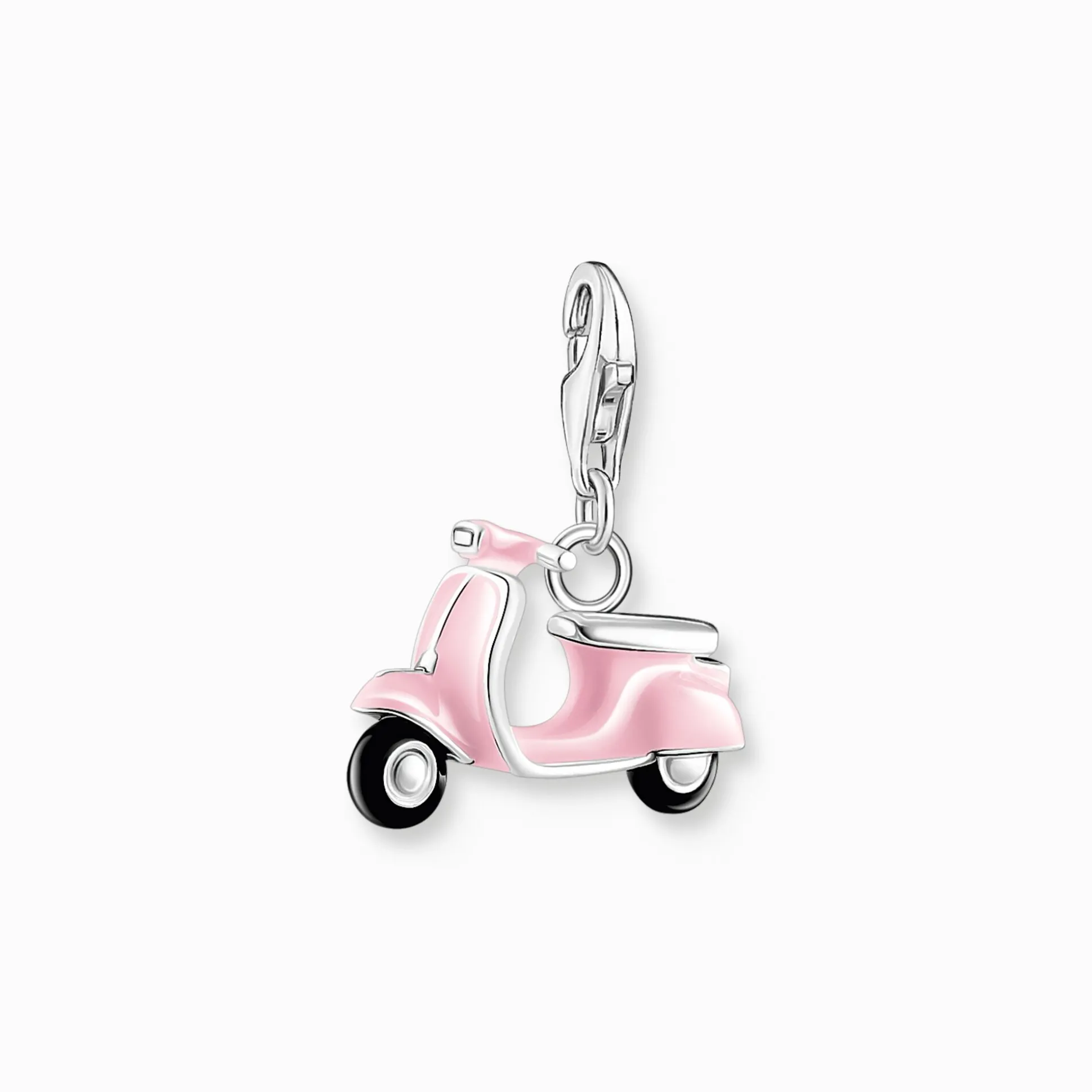 Outlet Charm-Anhänger pinker Motorroller Silber Damen Charms|Charms