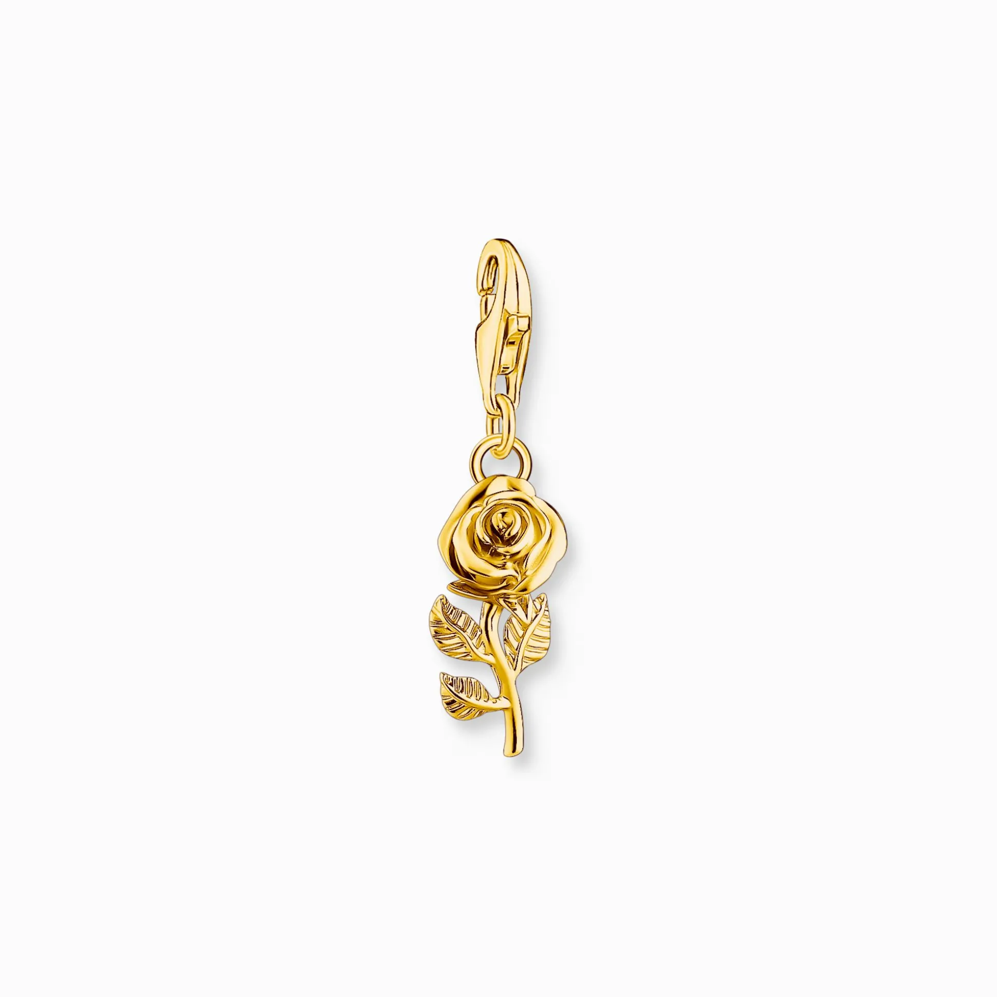 Cheap Charm-Anhänger Rose vergoldet Damen Charms|Charms