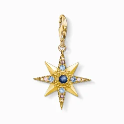 Cheap Charm-Anhänger Royalty Stern Damen 18K Vergoldung - 925 Silber